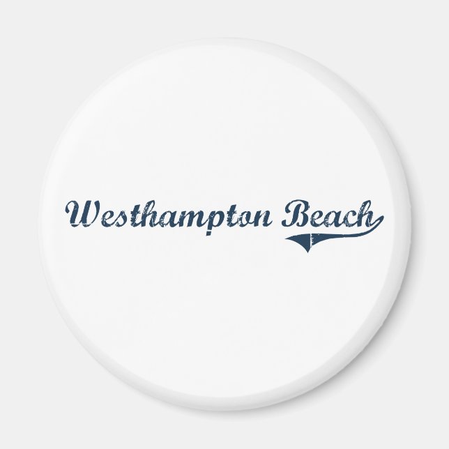 Westhampton Beach New York Classic Design Magnet (Front)