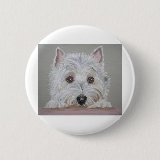 Westie 2 Inch Round Button