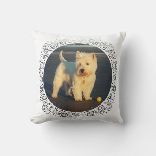 Westie at the Ocean PILLOW