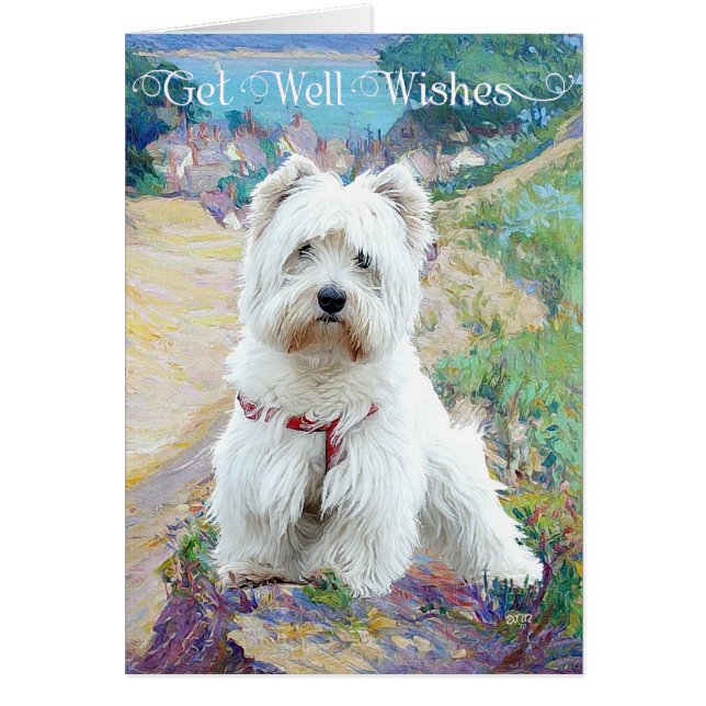 Westie at the Seashore (Front)