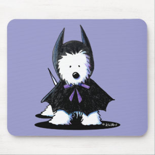 Westie Batdog Mouse Pad