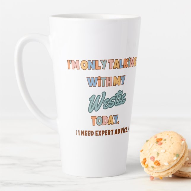 Westie Boire Coupe ou Mug (En situation)