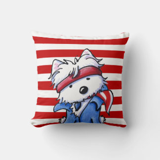 Westie Boss American MoJo Pillows