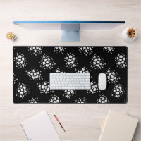 Westie Bouquets Desk Mat