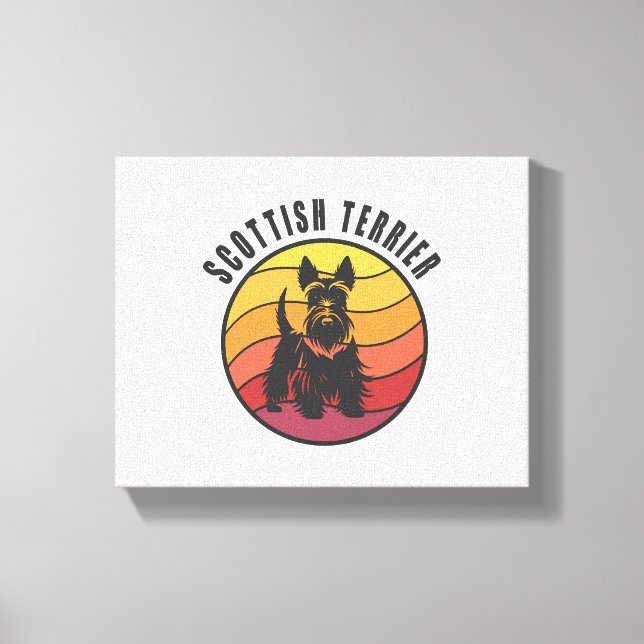 Westie Canvas Print (Front)