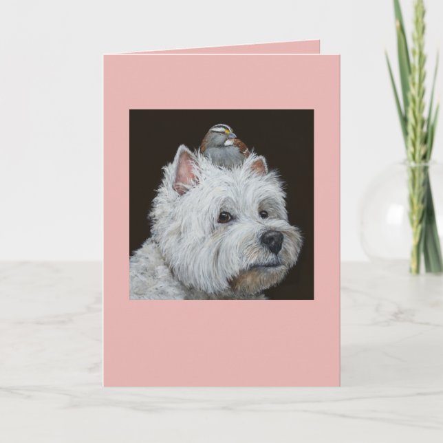 Westie card (Front)