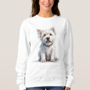 Westie Cheeky Cute Sweatshirt personnalisé