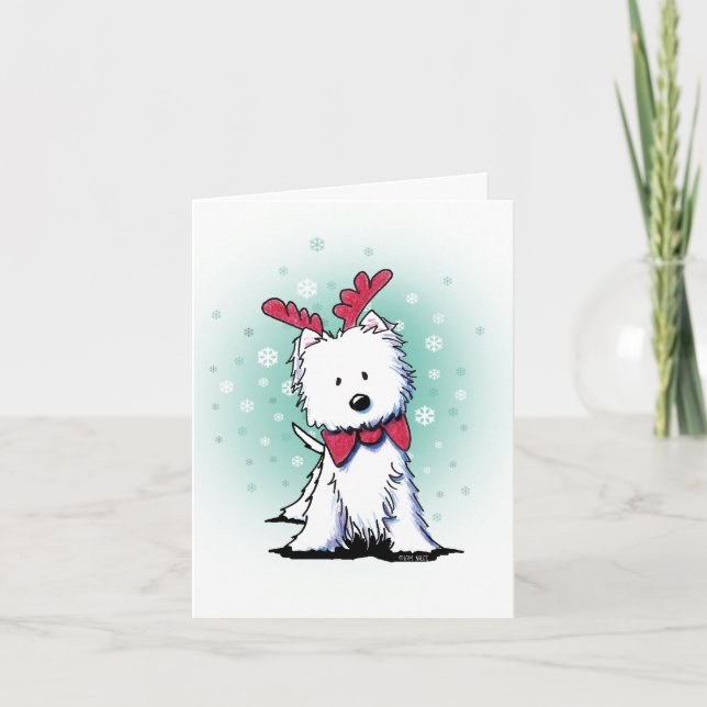 Westie Christmas Card (Front)