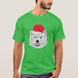 Westie Christmas Funny Birthday Dog Lover Gifts T-Shirt