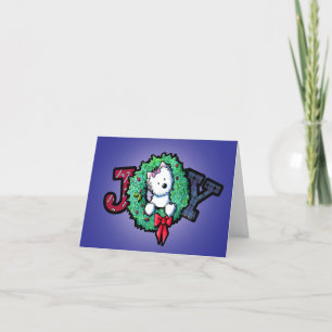 Westie Christmas Joy Holiday Card