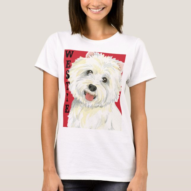 Westie Colour Block T-Shirt (Front)