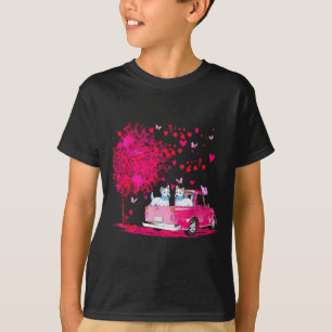 Westie Couple Truck Happy Valentines Day Gifts T-Shirt