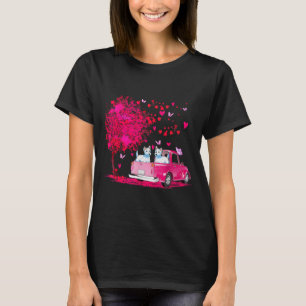 Westie Couple Truck Happy Valentines Day Gifts T-Shirt