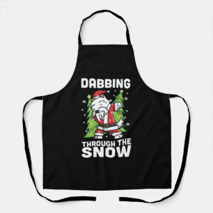 Westie Dabbing Christmas Apron