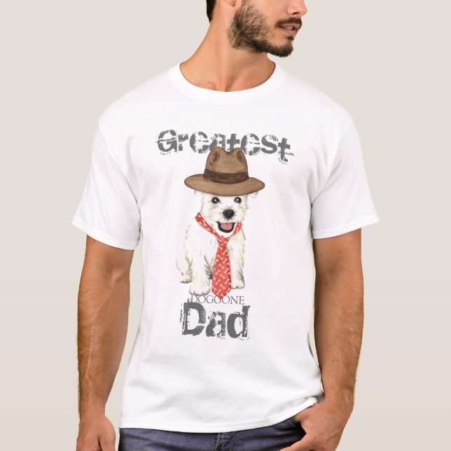 Westie Dad T-Shirt (Front)