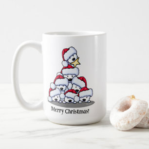 Westie Dog Christmas Tree Coffee Mug