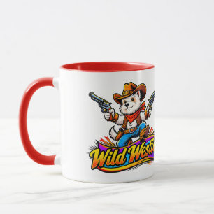 Westie Dog Cowboy Mug (Original Design)