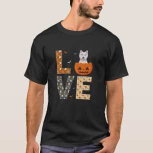 Westie Dog Lovers Boys Girls Kids Funny Halloween  T-Shirt