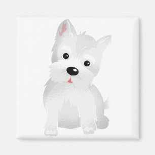 Westie dog magnet