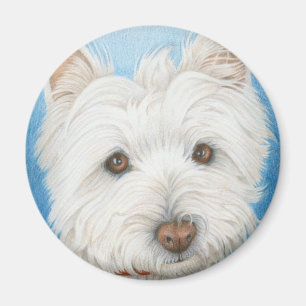 Westie Dog magnet