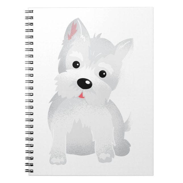 Westie dog notebook (Front)