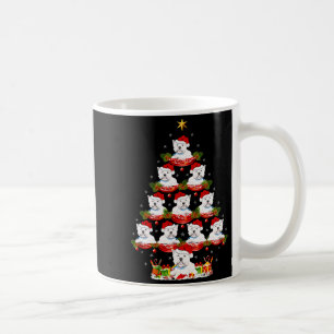 Westie Dog Xmas Tree Lighting Westie Christmas Coffee Mug