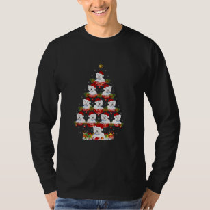 Westie Dog Xmas Tree Lighting Westie Christmas T-Shirt