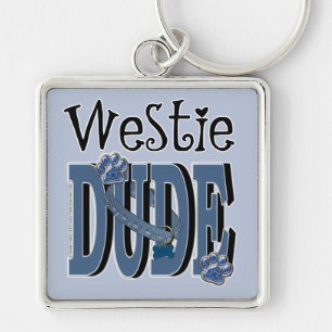 Westie DUDE Keychain