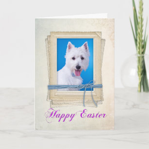 Westie Easter Card