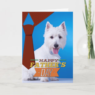 Westie Father's Day Card