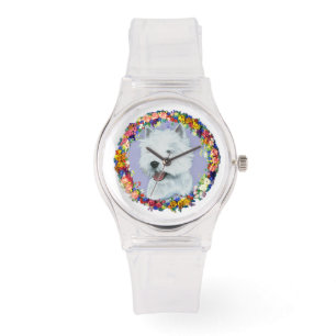 Westie Floral Watch