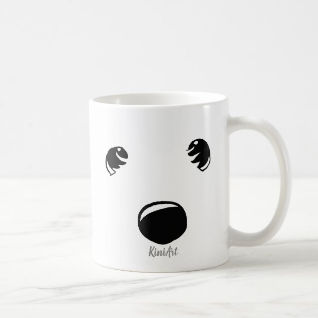Westie font face à la tasse (Droite)