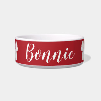 Westie Food and Water Bowl