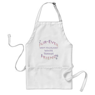 Westie Furever Friend Standard Apron