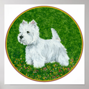 Westie Greengrass Poster