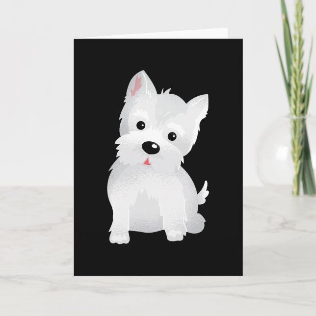 Westie Head Card (Front)
