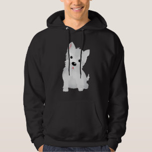 Westie Head Hoodie