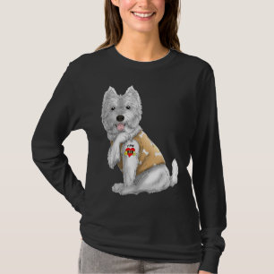 Westie I Love Mom Tattoo Dog Funny Mother's Day Gi T-Shirt