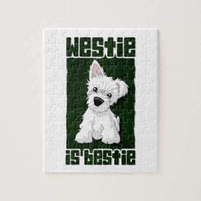 Westie is Bestie Jigsaw Puzzle (Vertical)