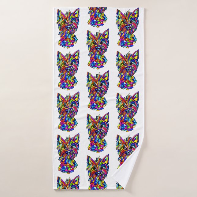 Westie Love Bath Towel (Bath Towel)