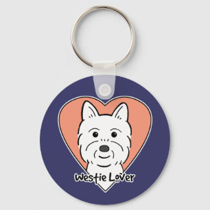 Westie Lover Keychain