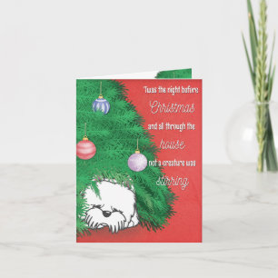 Westie lovers Christmas Card