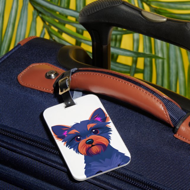 Westie Luggage tag  (Front Insitu 1)