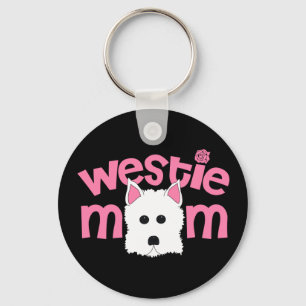 Westie Mom Keychain