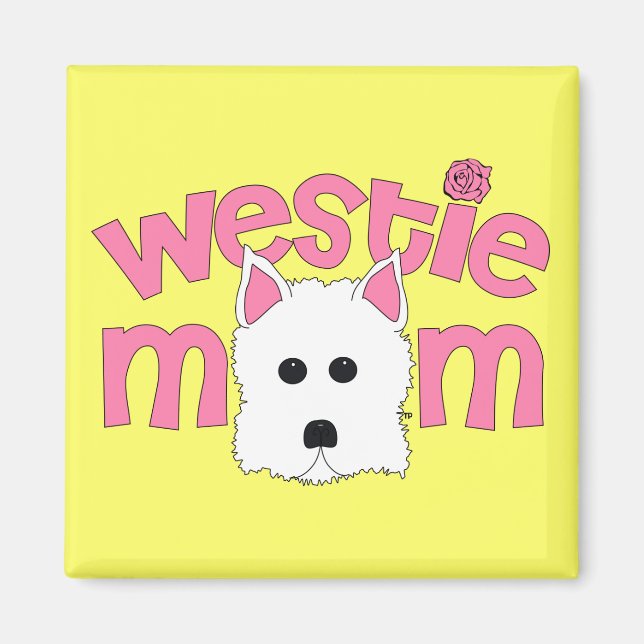 Westie Mom Magnet (Front)