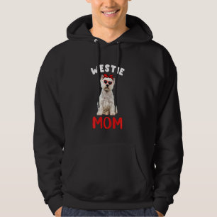 Westie Mom Mama Westie Dog Owner Funny Mothers Da Hoodie
