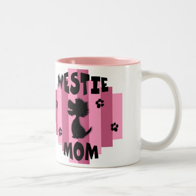 Westie Mom Mug (Right)