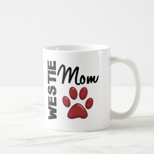 Westie Mom Paw Print 2 Coffee Mug