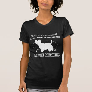 westie Mommy Design T-Shirt