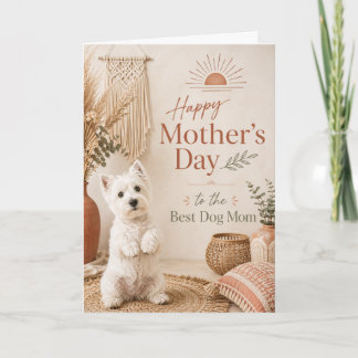 Westie Mother's Day Card